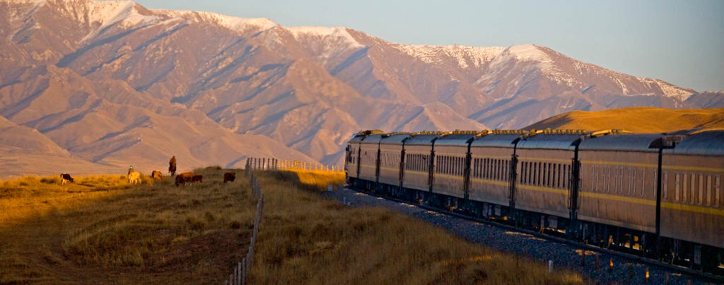Asia central en tren