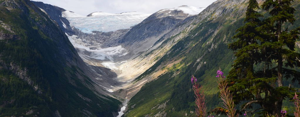 hacia Salmon glacier, Stewart. Hyder, Alaska